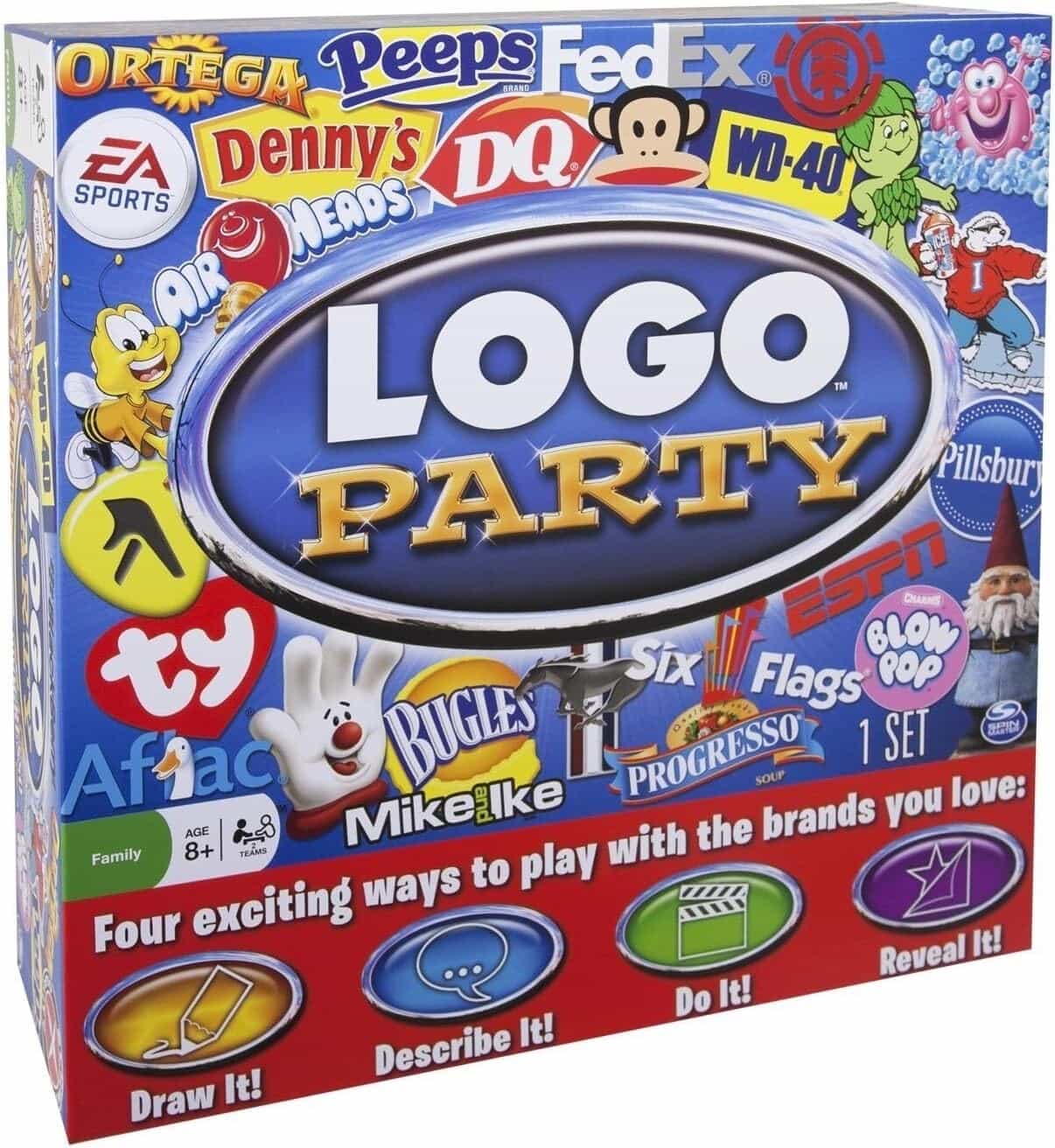 New Sealed Logo Party Board Game Age 8+ Great Xmas Gift