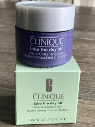NIB Clinique TAKE THE DAY OFF Charcoal Cleansing Balm .5 Ounce Travel Size