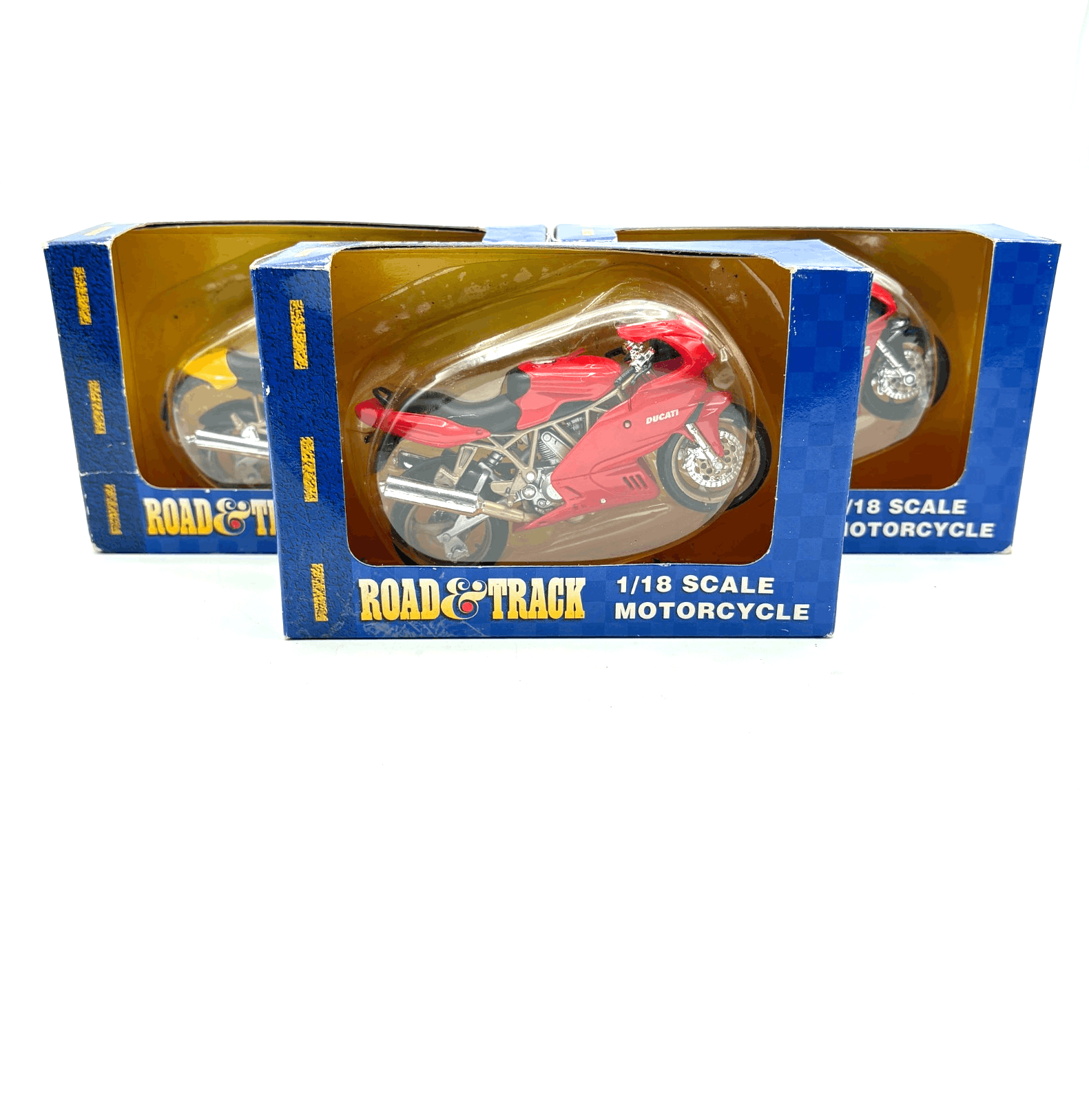 NIB Lot of 3 Maisto Road & Track 1:18 Scale Ducati Motorcycle Diecast