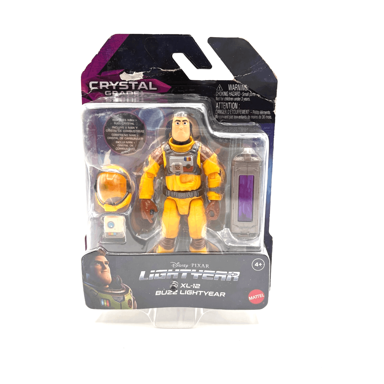 NIP Disney Pixar Buzz Lightyear XL-12 5" Crystal Grade Figurine w Accessories