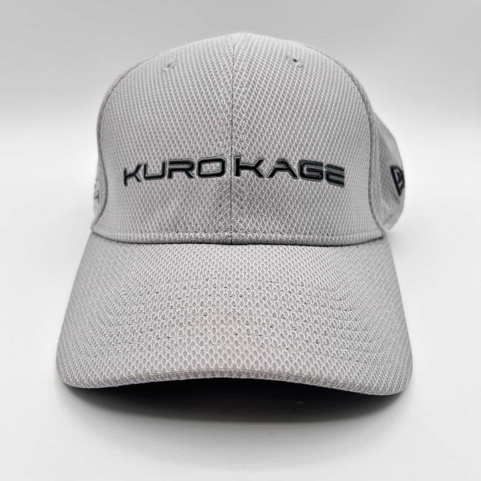 NWOT Gray New Era 39Thirty Mitsubishi Kuro Kage TioNi Fitted Cap L/XL