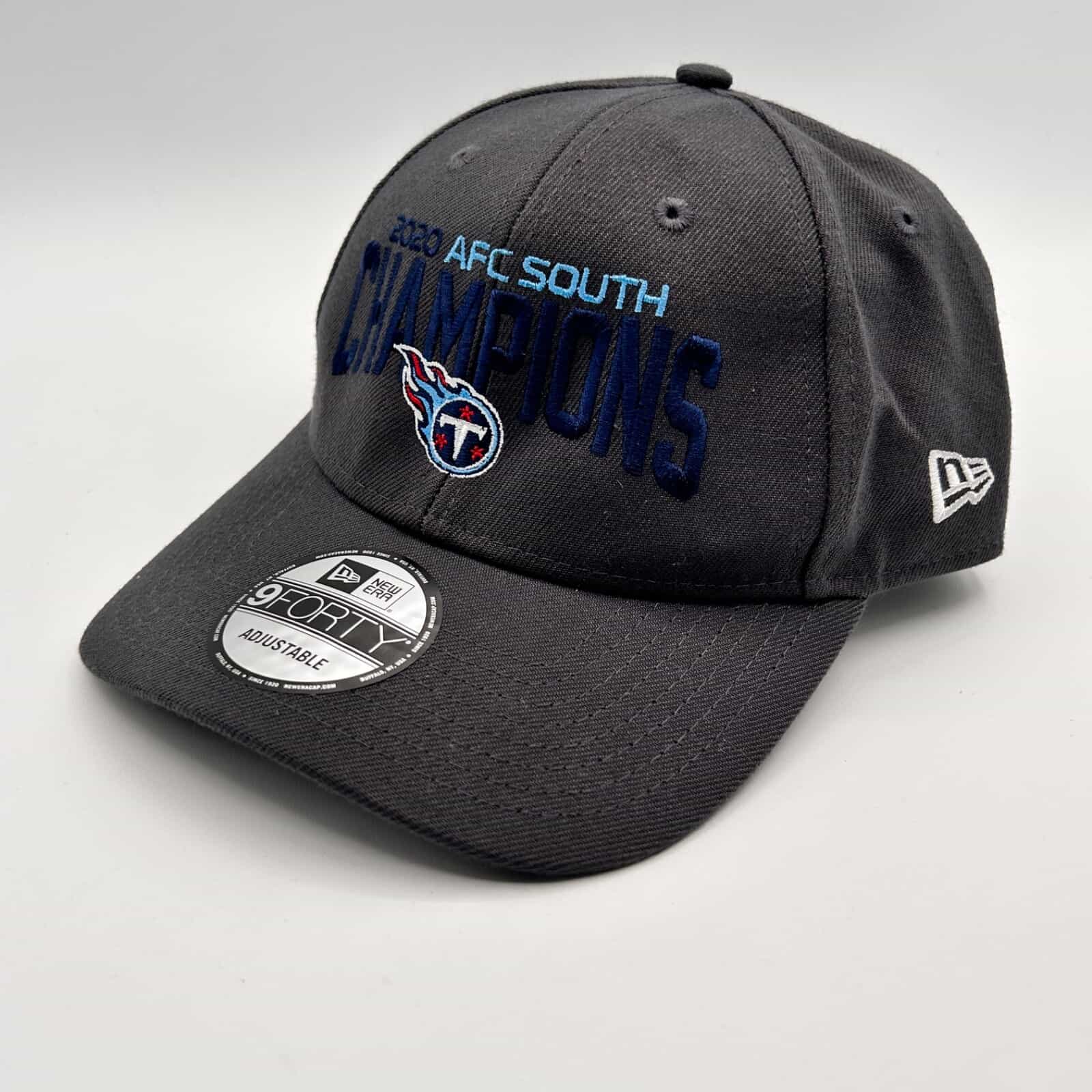 NWOT New Era 9Forty Blue TN Titans 2020 AFC South Champions Adjustable Cap