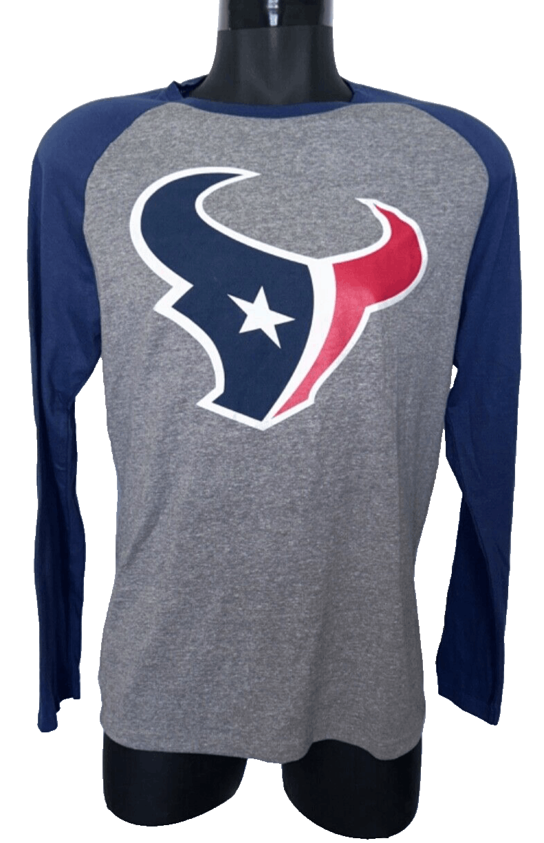 NWOT NFL Team Apparel Long Sleeve Houston Texans T-Shirt, M