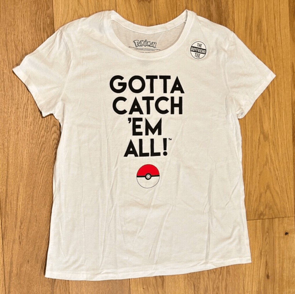 NWOT Pokémon Women's "Gotta Catch 'Em All" XXL T-Shirt