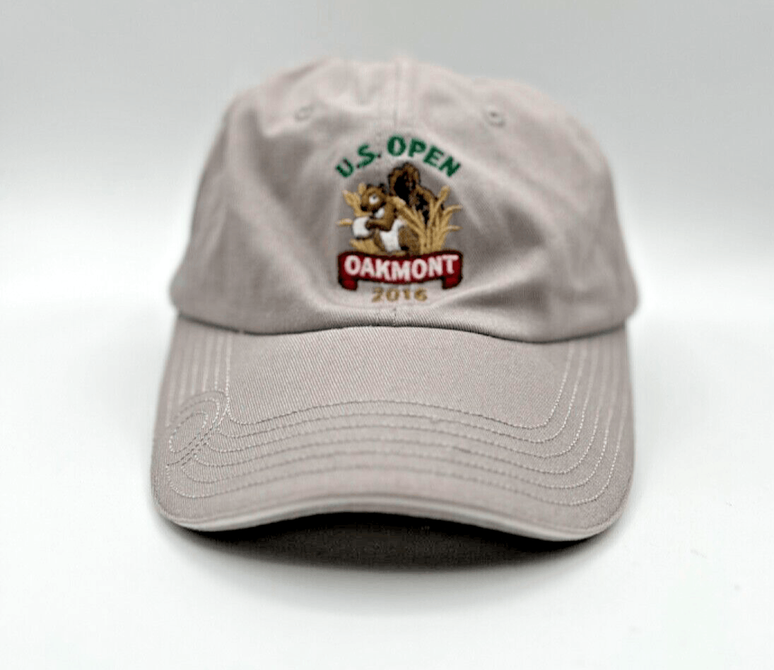 NWOT USGA Member Medallion Cap US Open Oakmont 2016 Adjustable Gray