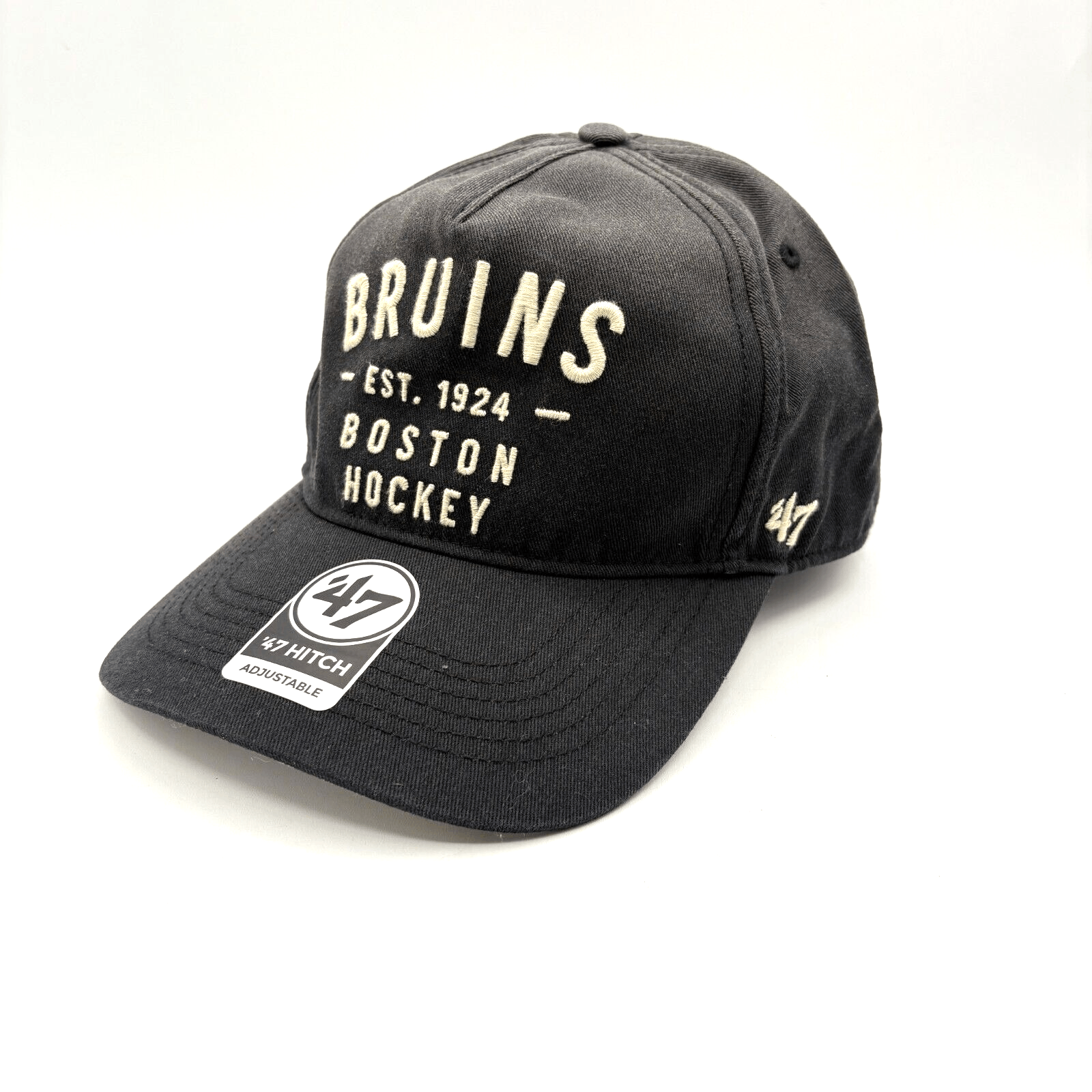NWT '47 Hitch Boston Bruins Hockey Est. 1924 Gray Snapback Cap