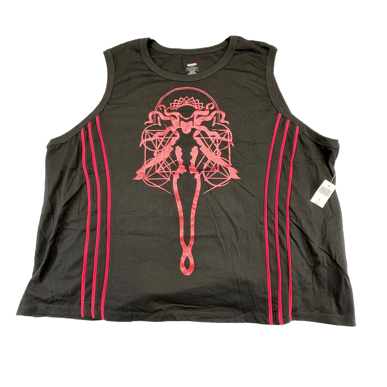 NWT Marvel Comics Witchcraft Red Sokovian Witch Tank Tee Black 3X