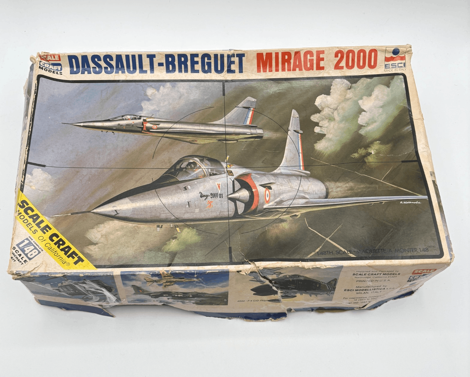 Open Box Scale Craft/ESCI Dassault-Breguet Mirage 2000 1:48 Scale Model Kit