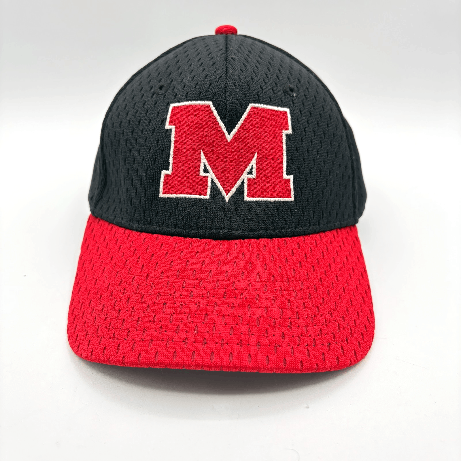 Outdoor Cap Proflex Ole Miss Red & Black Embroidered Fitted Cap L/XL