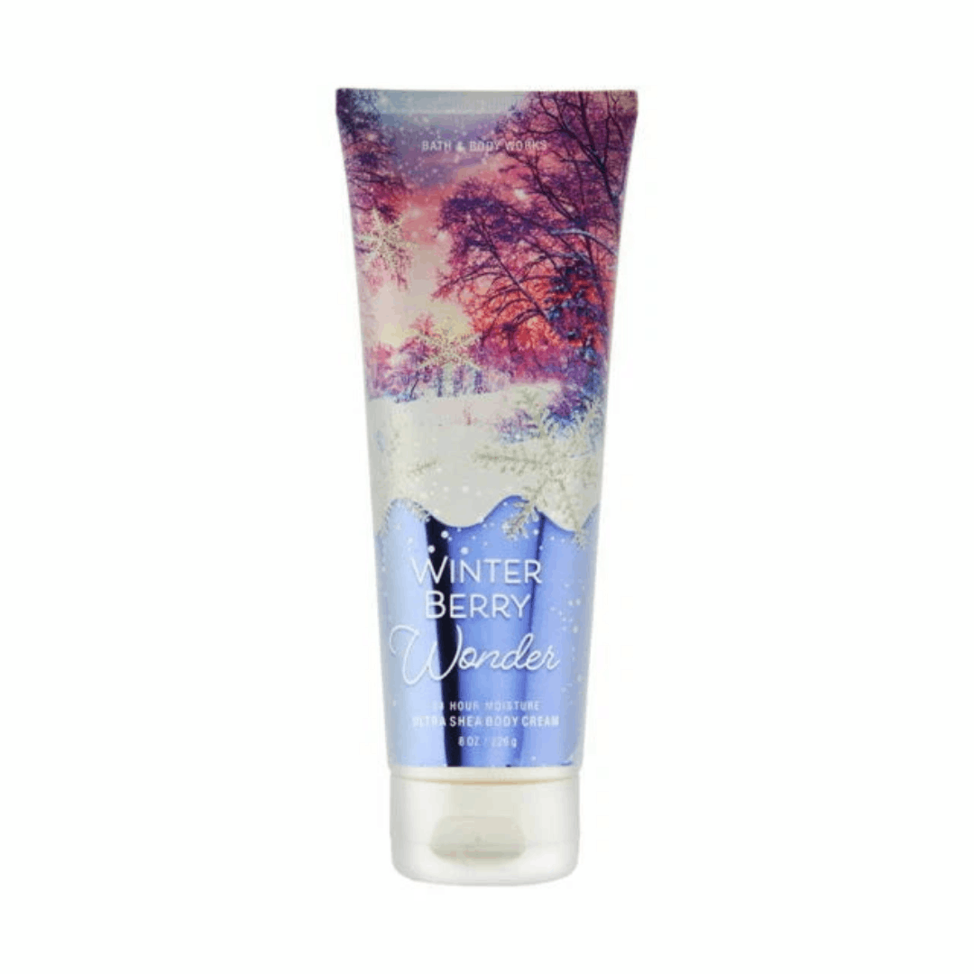 Bath & Body Works Winter Berry Wonder Ultra Shea Body Cream 8oz