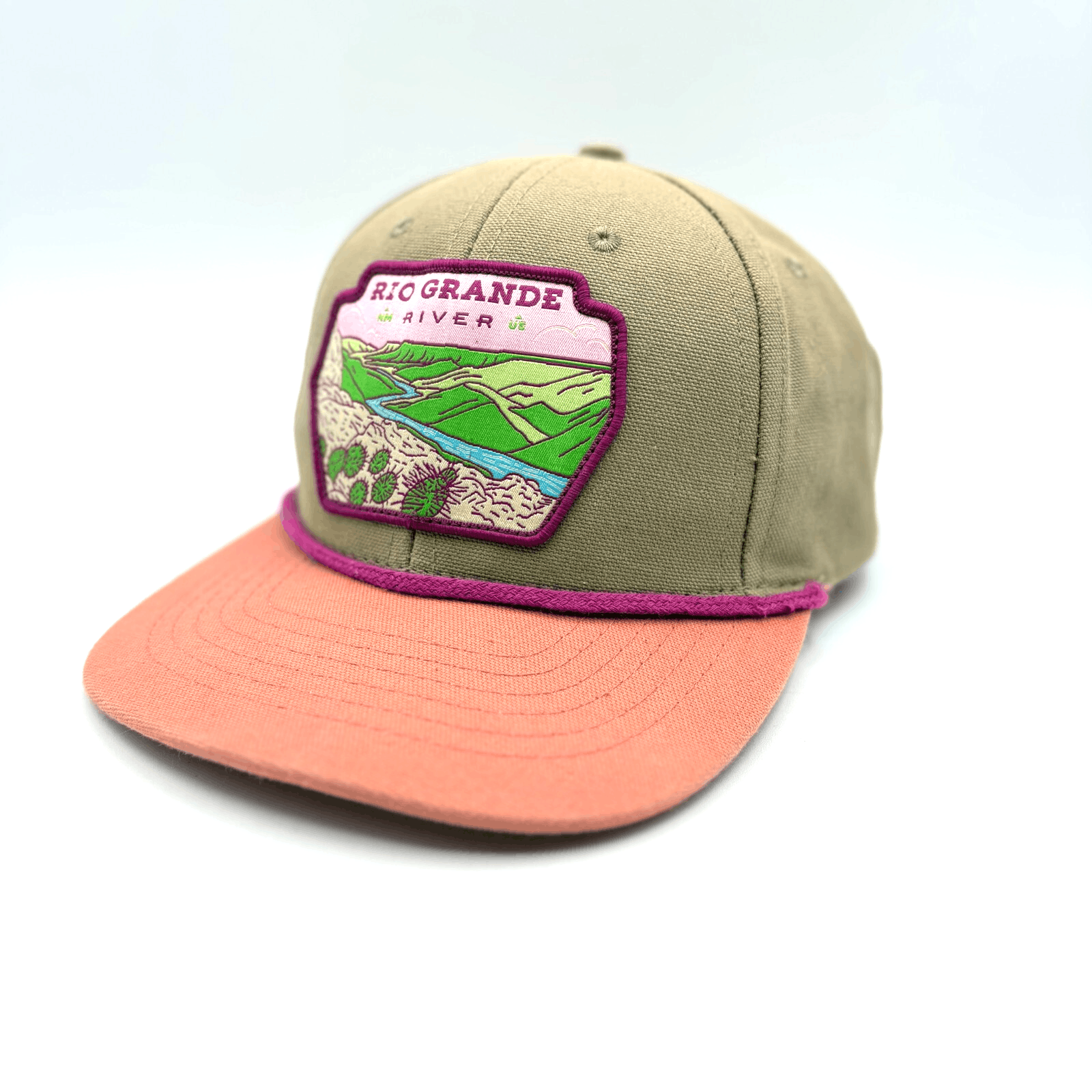Sendero Provisions Co. Rio Grande River Rope & Patch Snapback Cap