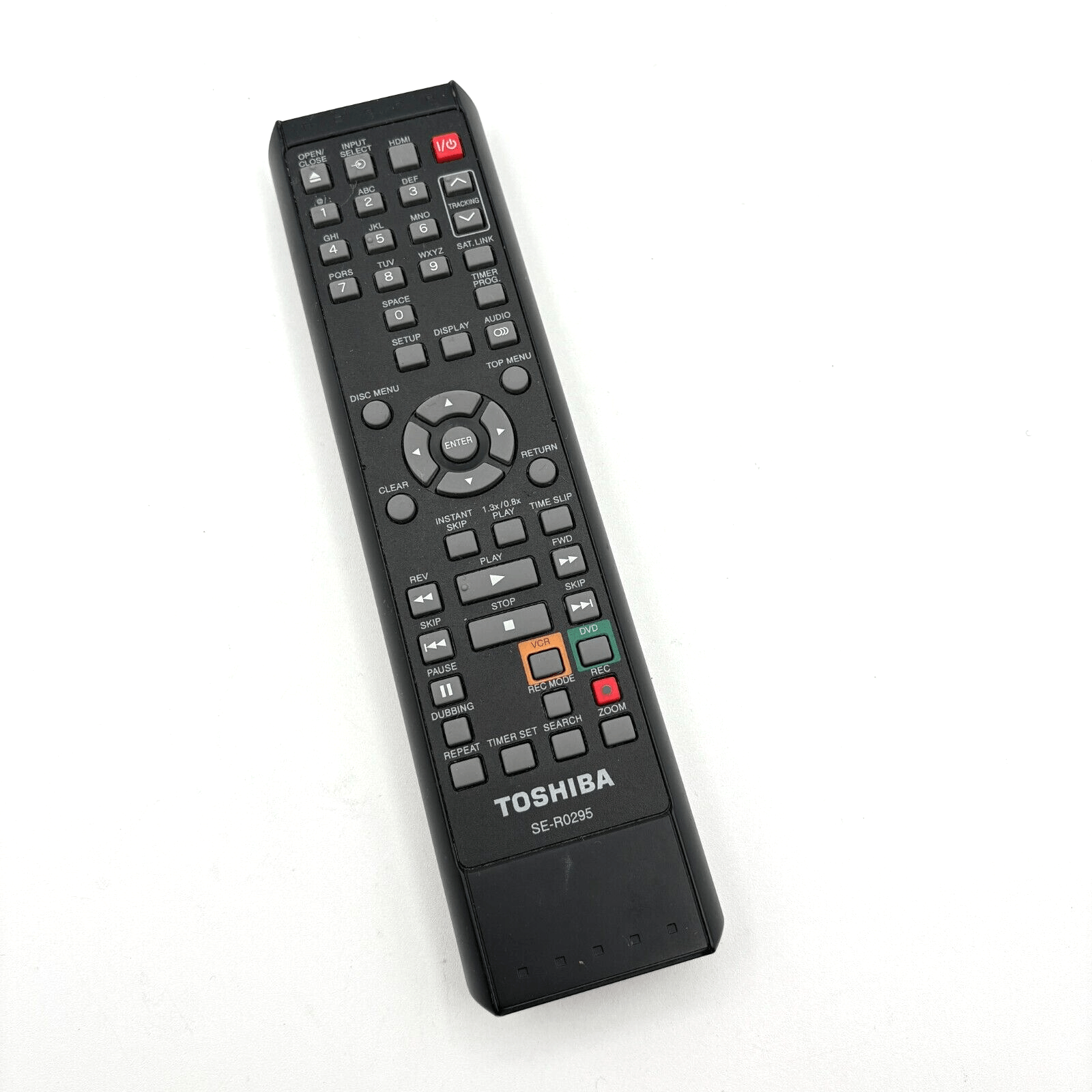 Toshiba SE-R0295 R0294 Remote for DVD Recorder VCR Combo - Tested