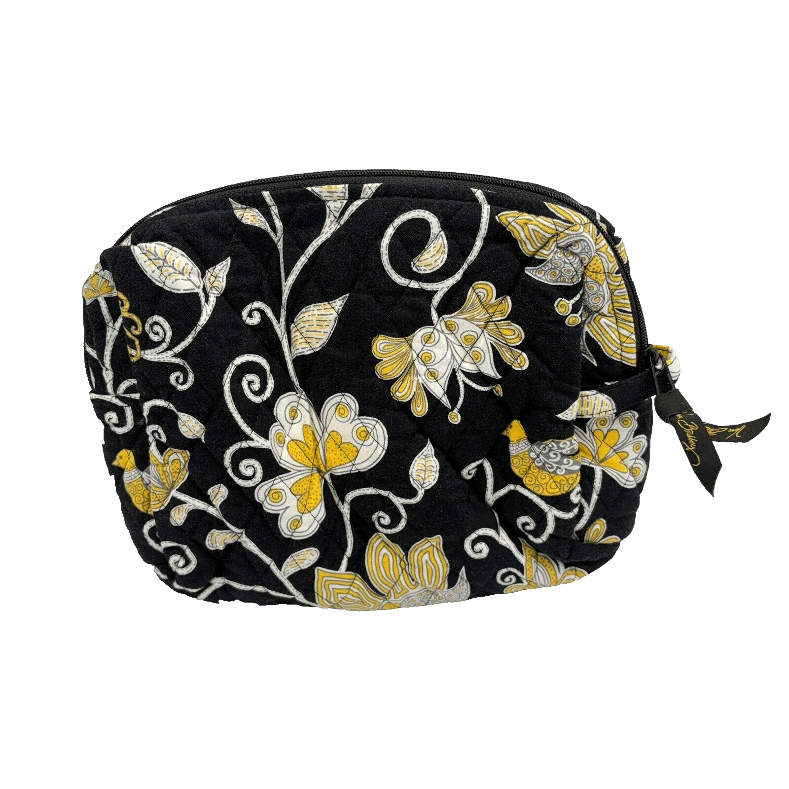 Vera Bradley Yellow Bird (retired) Makeup Bag