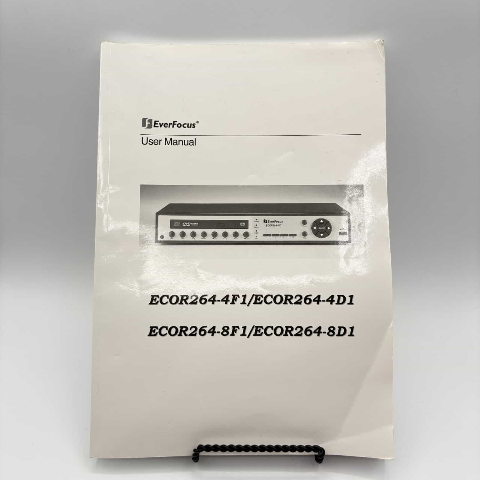 Very Good 2009 EverFocus ECOR264-4F1 User Manual