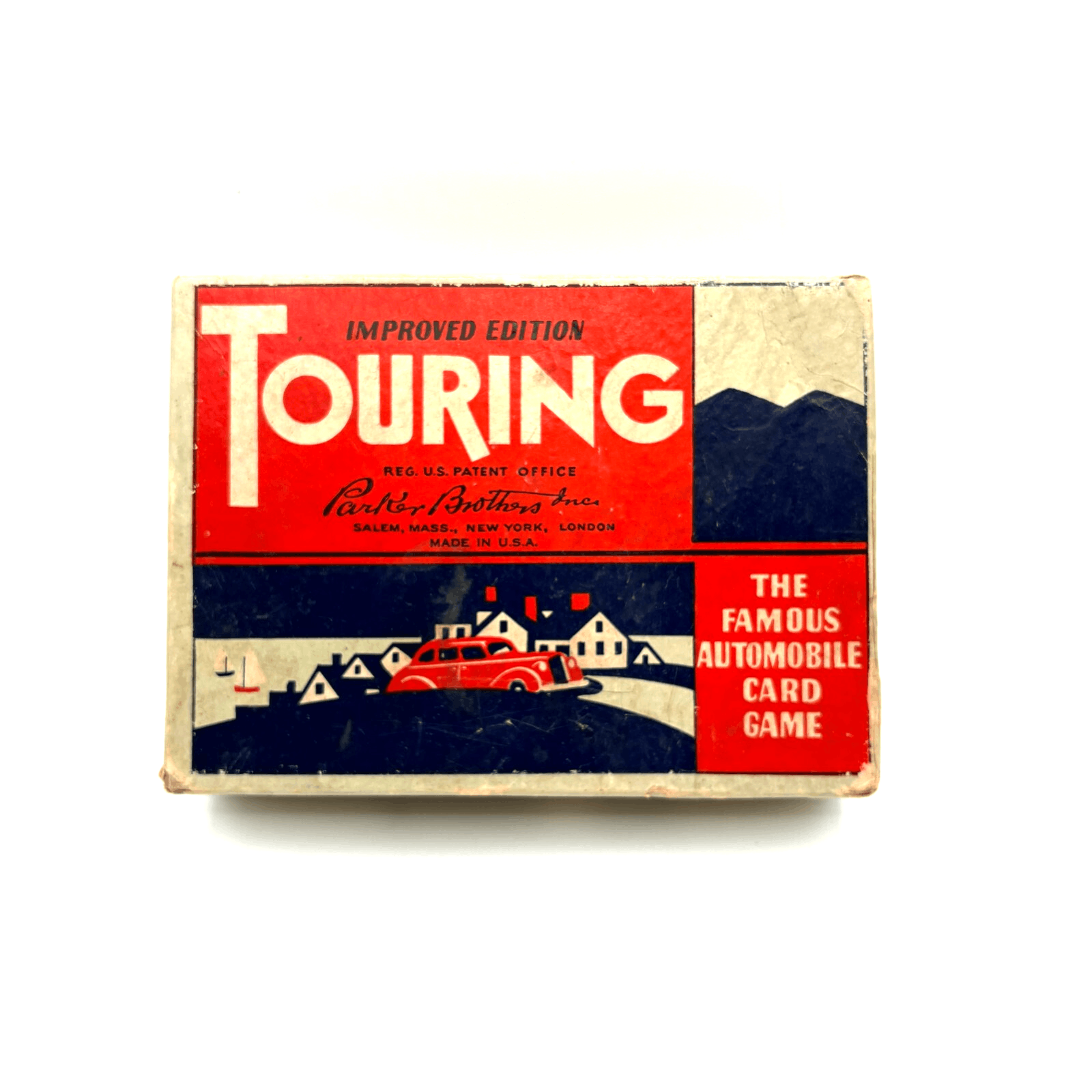 Vintage 1947 Parker Brothers 'Touring' Automobile Card Game - Complete