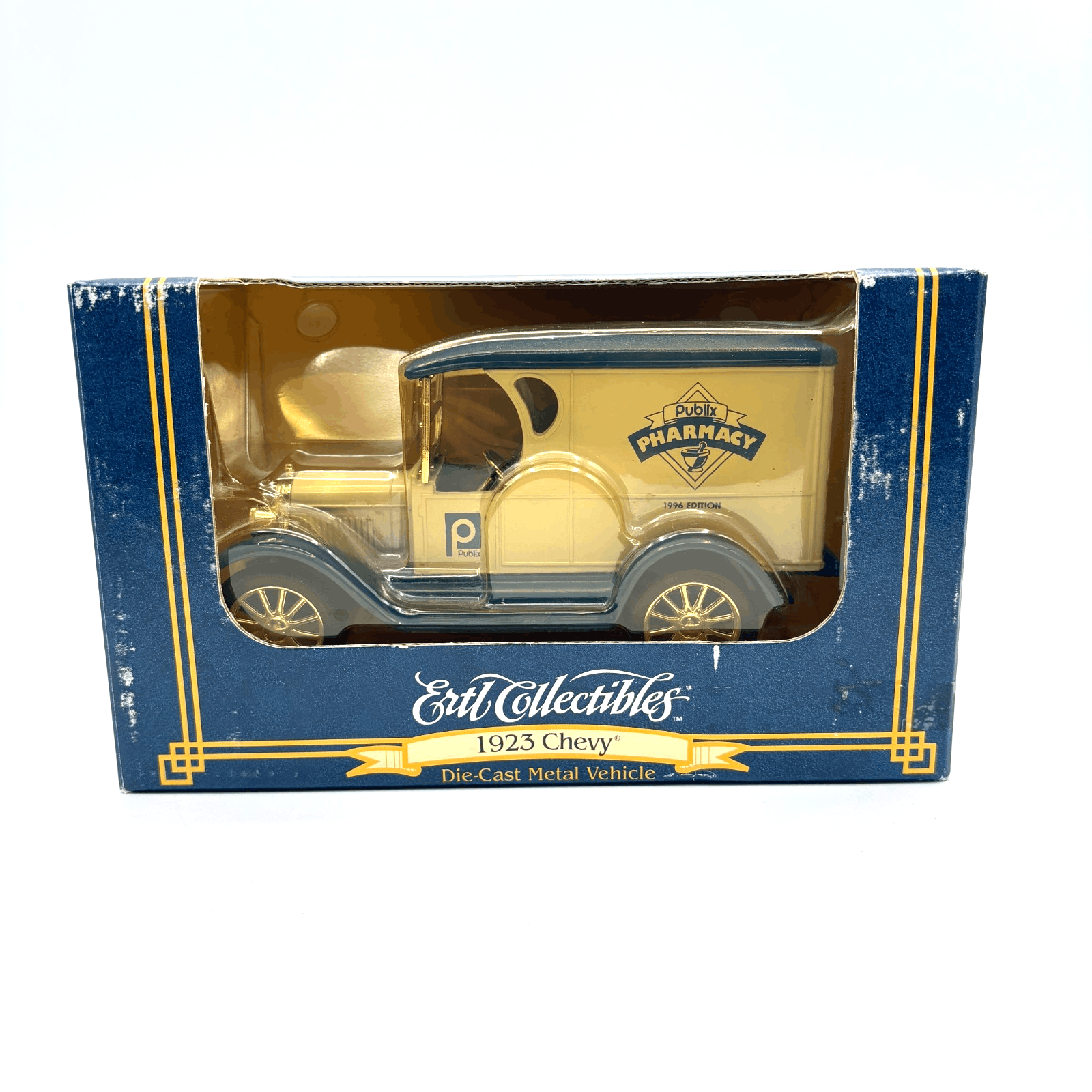 Vintage 1995 Ertl Publix Pharmacy 1923 Chevy Truck Bank 1:25 Die Cast #2046