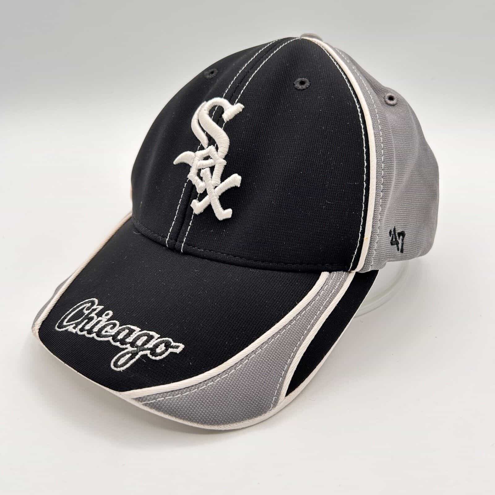 Vintage? Chicago White Sox MLB '47 Black & Gray Adjustable Baseball Cap