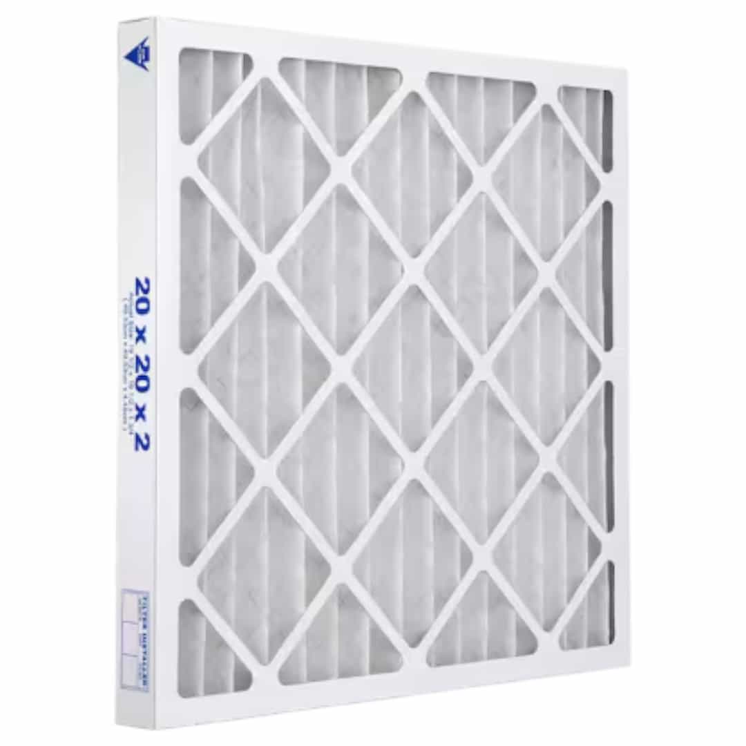 HDX HDX-2-2020-8-6 20 in. x 20 in. x 2 in. Contractor Pleated Air Filter FPR 7, MERV 8