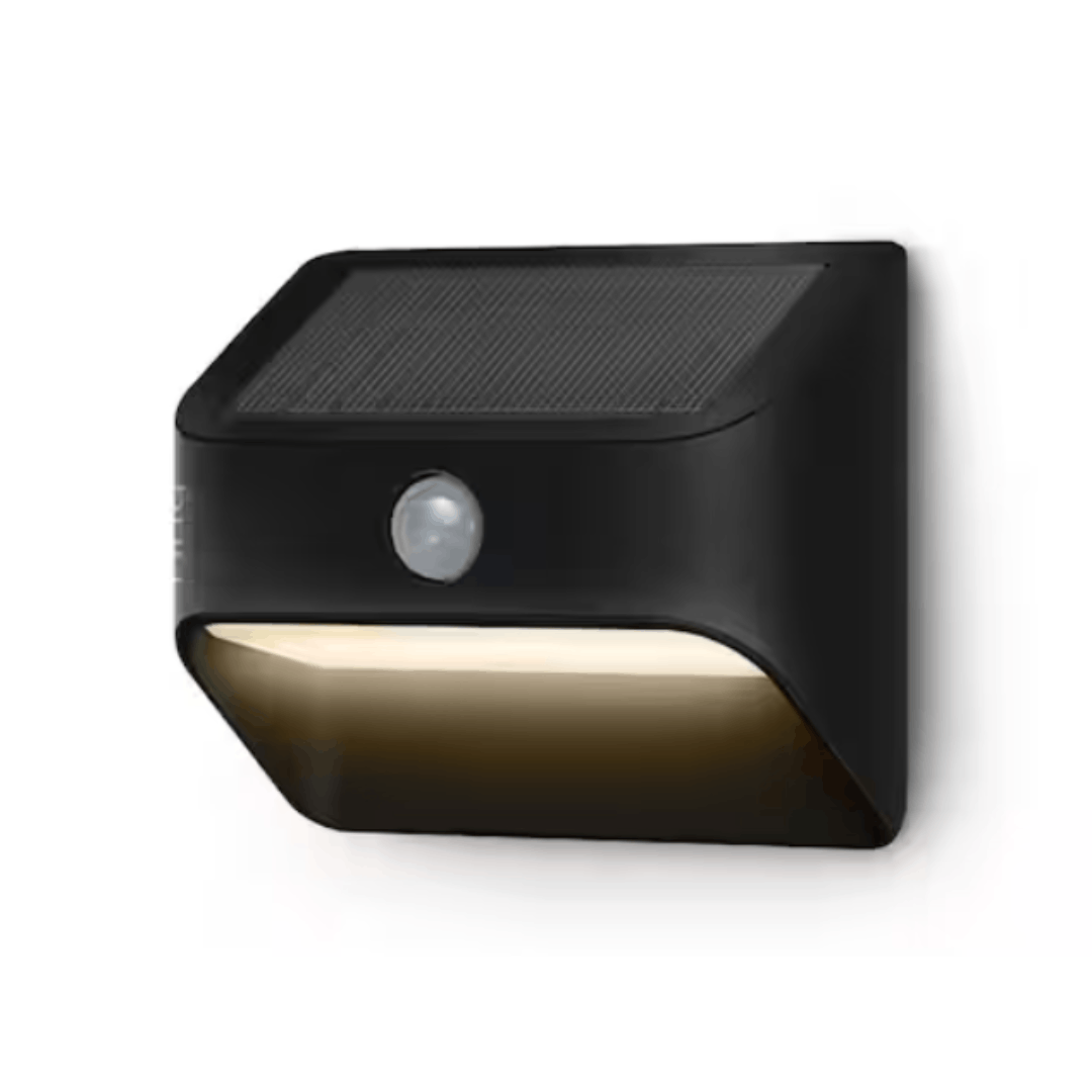 Ring 5AT1S7-BEN0 Smart Lighting Solar Black Motion Activated Integrated LED Deck Step Light