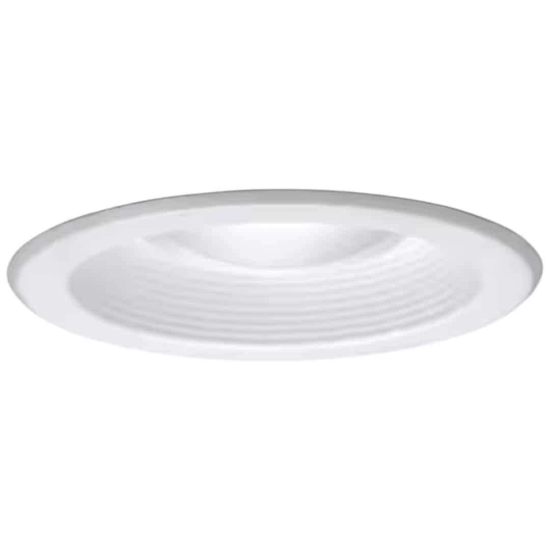 HALO 5001P 5 in. White Recessed Ceiling Light with Baffle Trim
