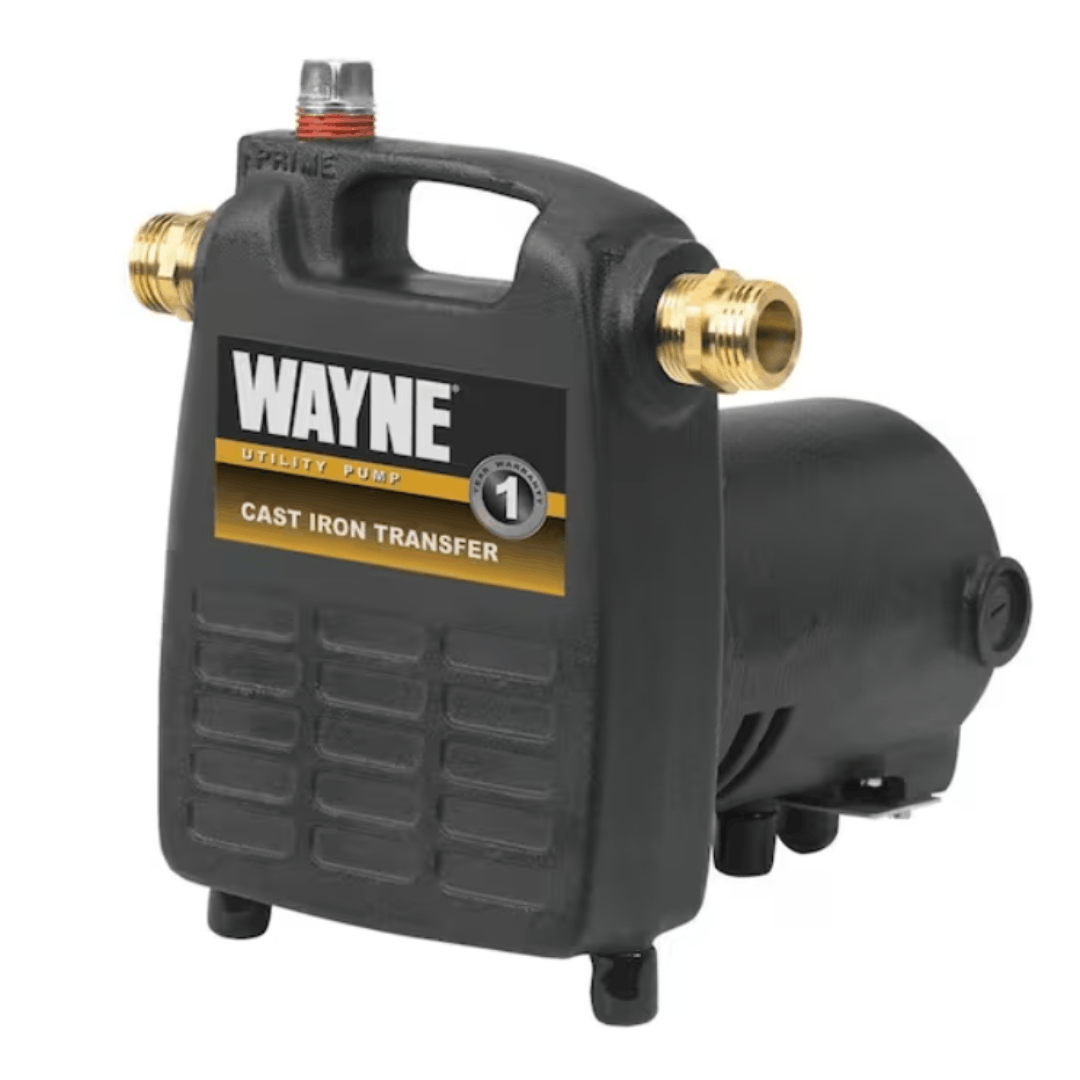 Wayne PC4 1/2 HP Cast Iron, Portable Transfer Utility Pump