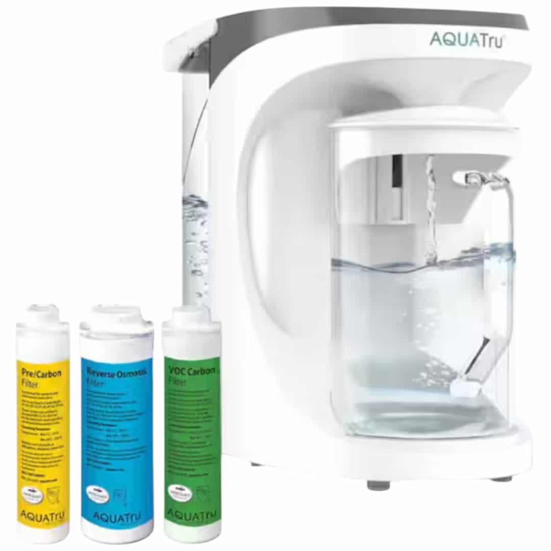 aqua-tru-90at100at01-carafe-at100-countertop-water-purifier-with-exclusive-4-stage-reverse-osmosis-technology-no-plumbing-required-no-bpa
