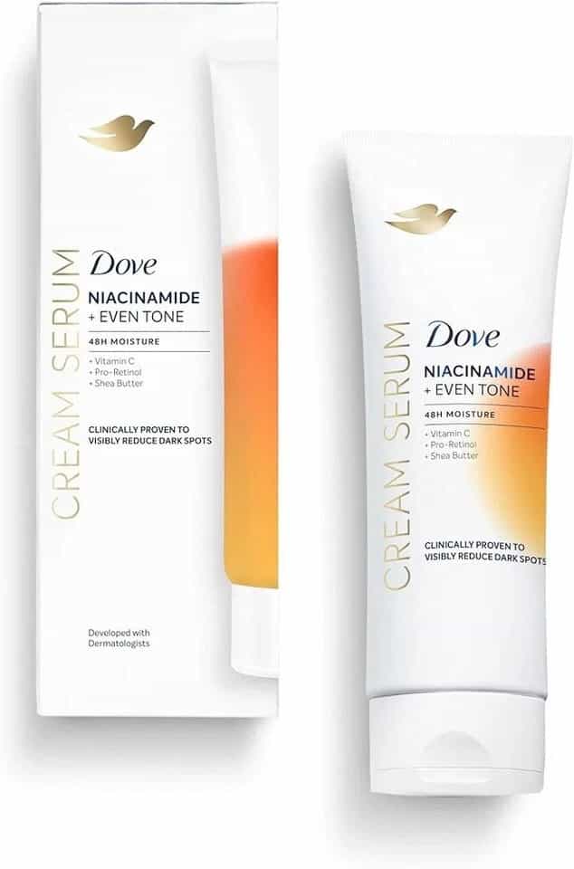 Dove Body Cream Serum Niacinamide Even Tone Vitamin C Retinol Shea Butter 8 oz