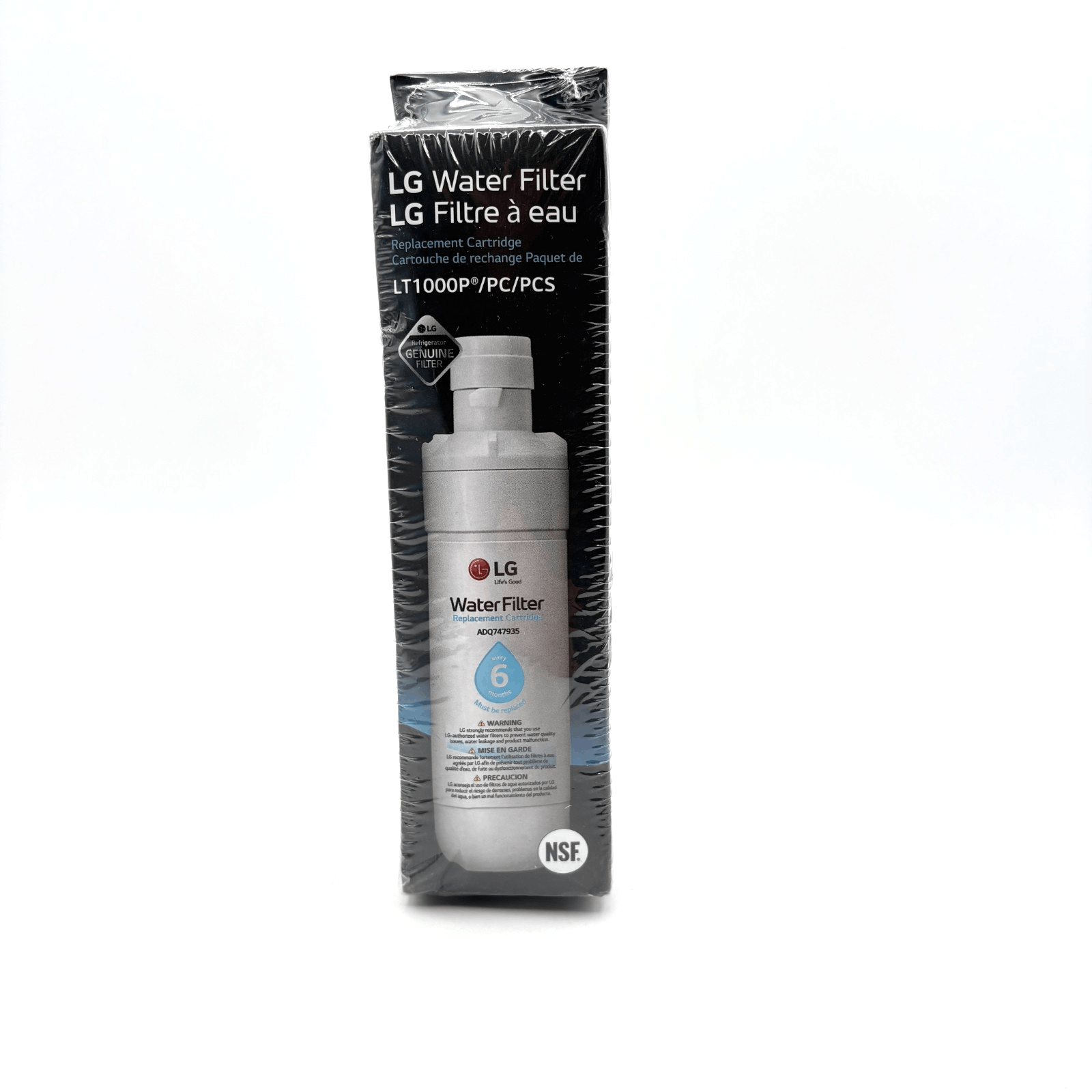 LG LT1000P Water Filter ADQ74793501, ADQ75795105, AGF80300704, or AGF80300705 Wh