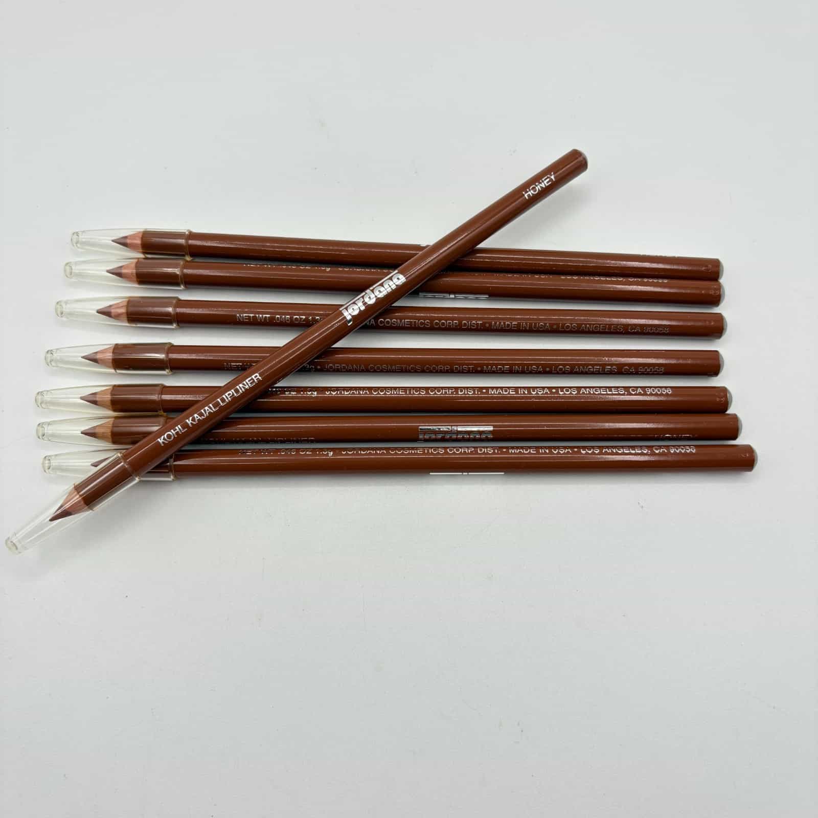 Lot of 10 Jordana Kohl Kajal Lipliner Bronze 0.46 oz + Surprise Gifts