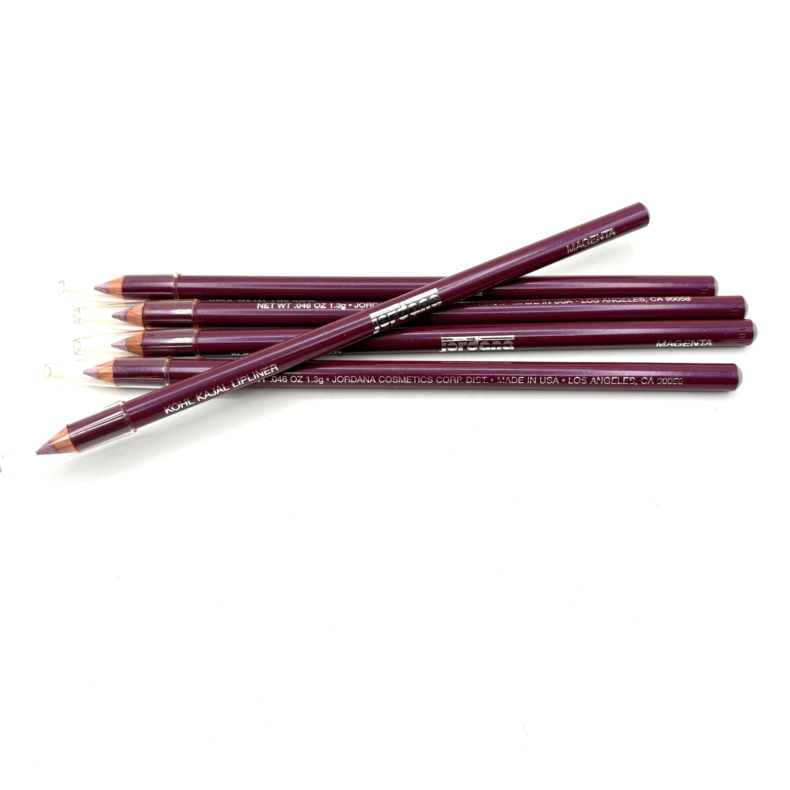 Lot of 5 Jordana Kohl Kajal Lipliner Magenta 0.46 oz + Surprise Gifts