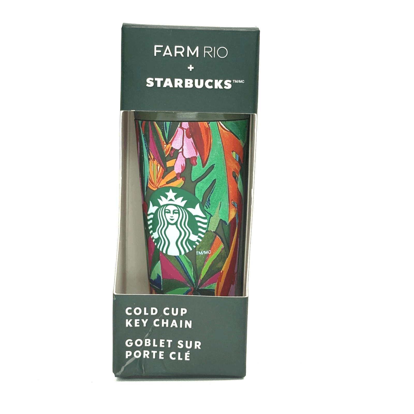 New Limited Edition Starbucks Farm Rio Tropical Cup Key Chain 011167125