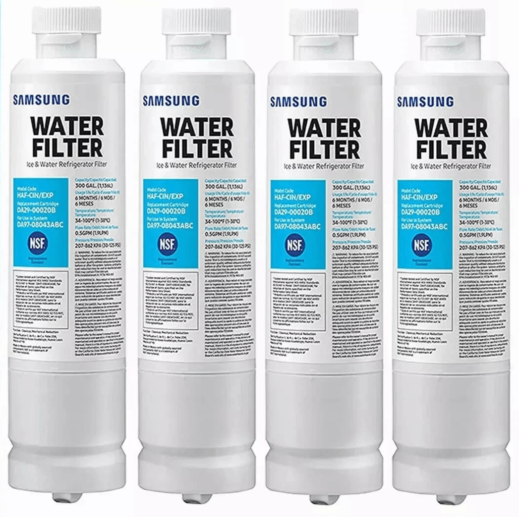 New Sealed 4 Pack Samsung HAF-CIN/EXP DA29-00020B DA97-08006A-1 Water Filters