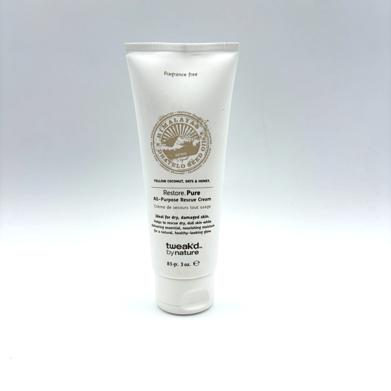 New Sealed Tweak'd By Nature Dhatelo Seed Oil All Purpose Rescue Cream 3oz