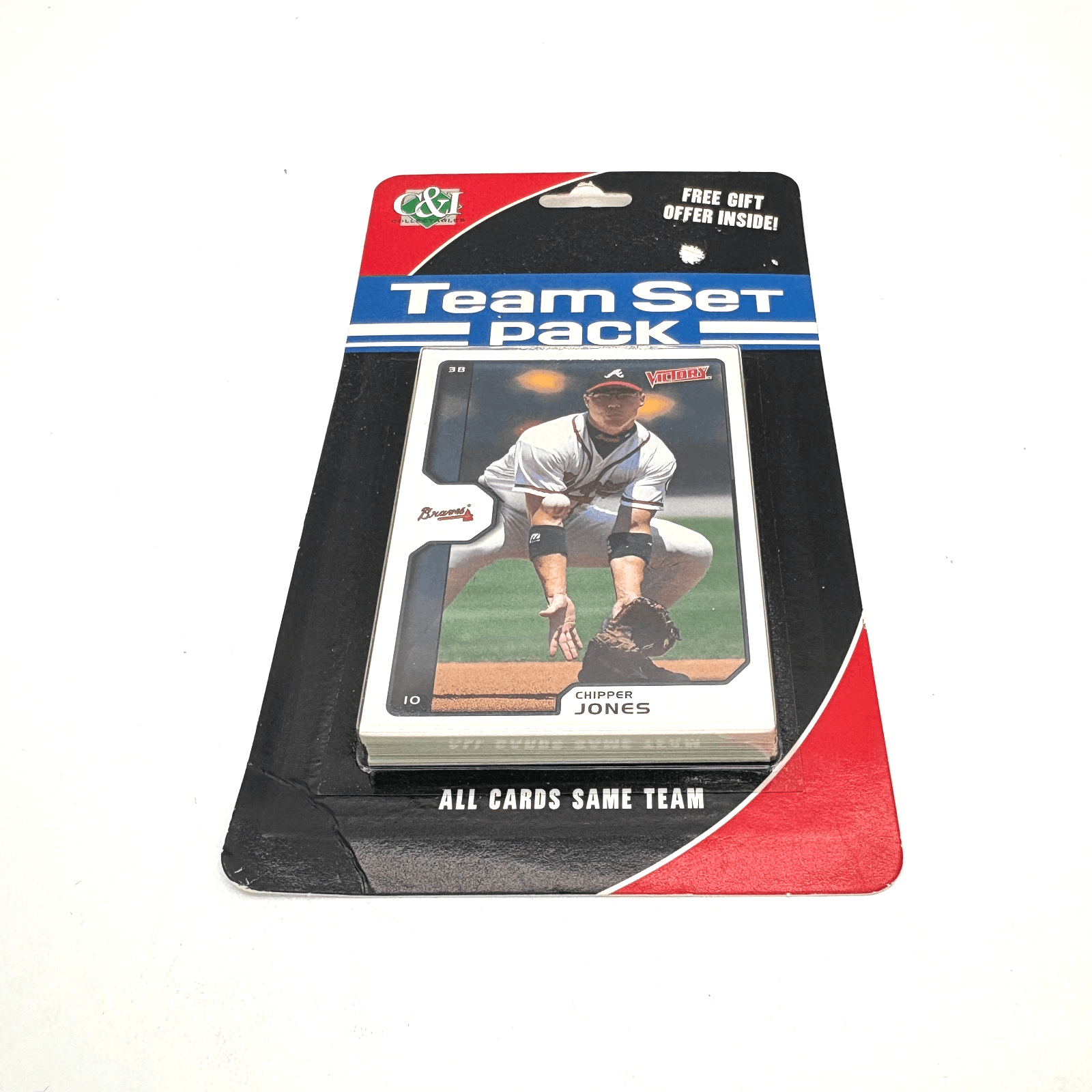 NIB C&I Collectables Favorite Team Pack Atlanta Braves Chipper Jones
