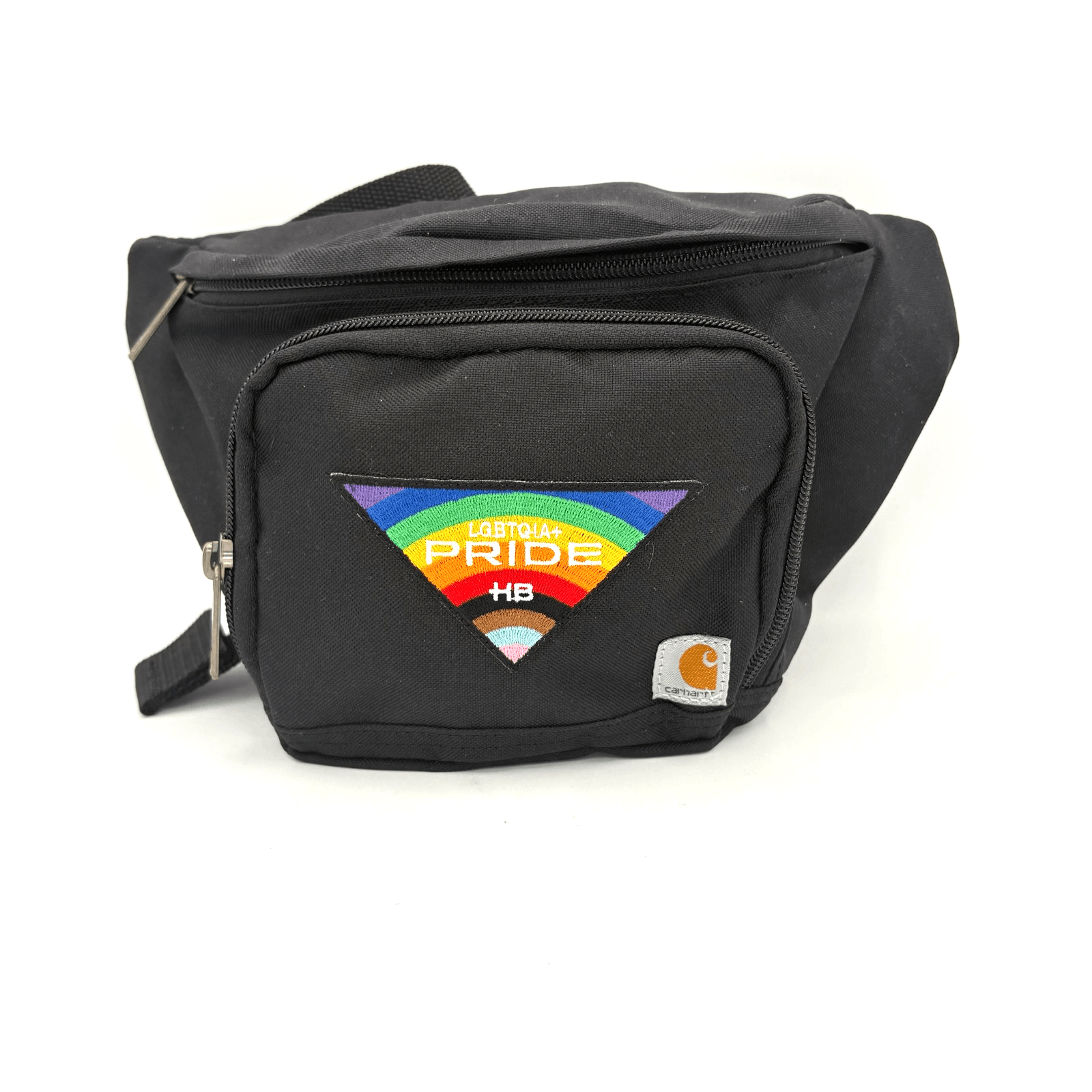 NWOT Carhartt Black Nylon Pride Flag Fanny Pack