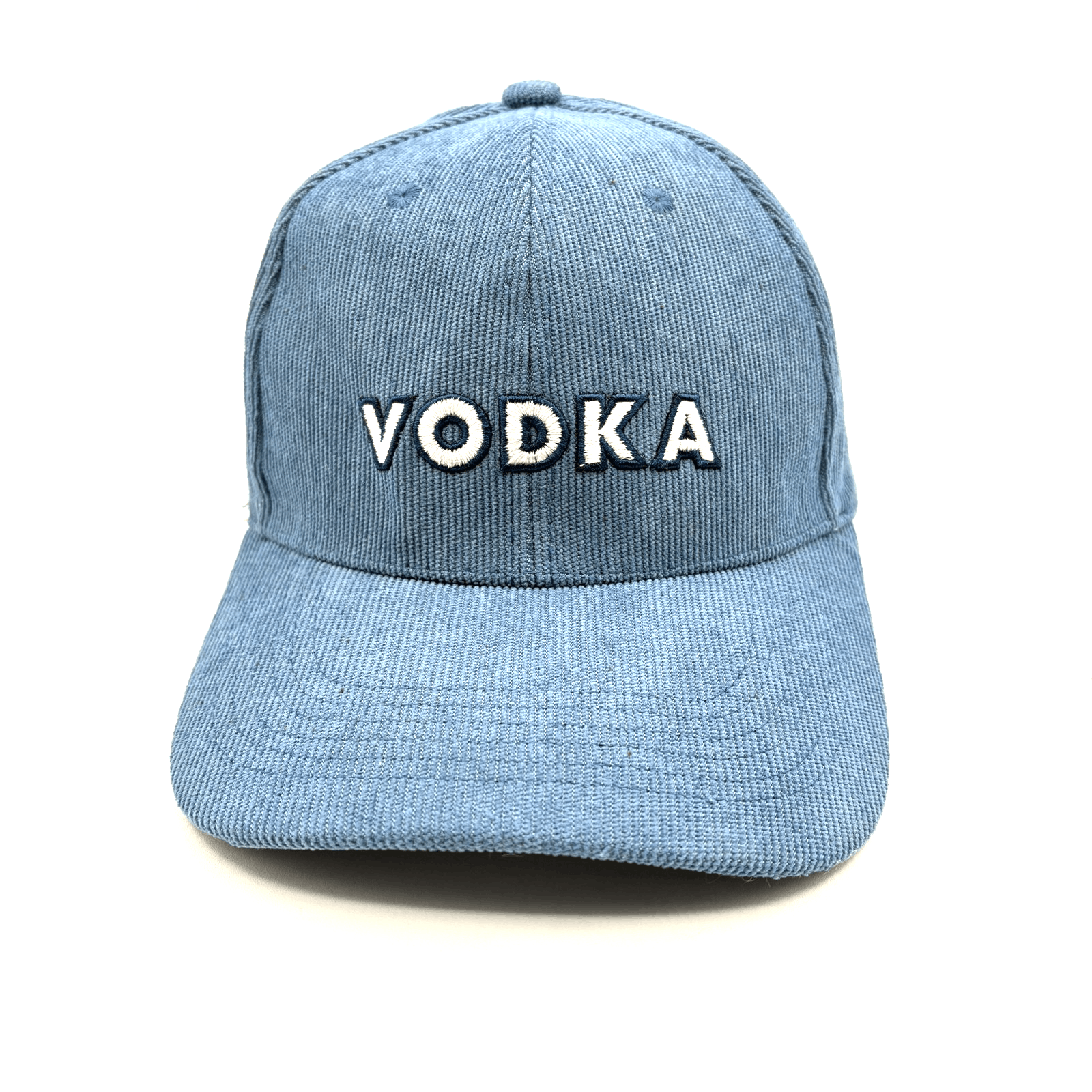 NWOT Deep Eddy Vodka Slate Blue Corduroy Snapback Cap