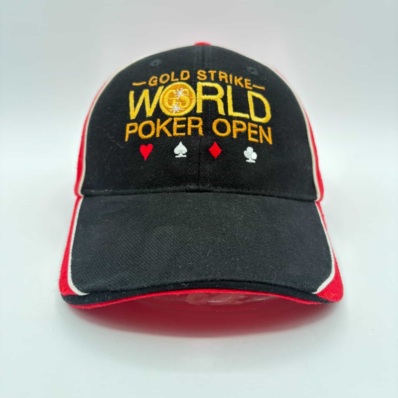 NWOT Gold Strike Casino Tunica World Poker Open Embroidered Adjustable Cap