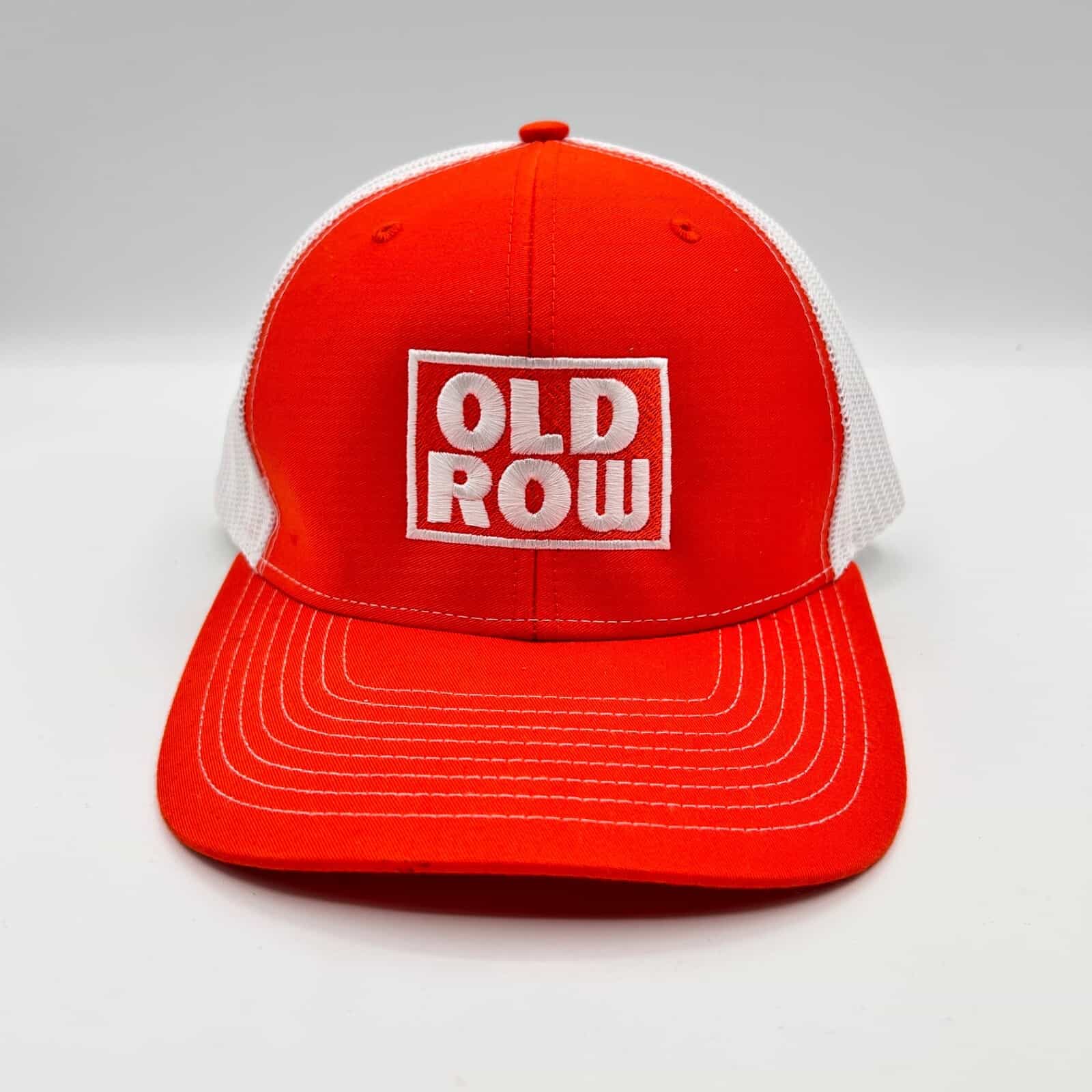 NWOT Richardson Style 112 Old Row Orange/White Snapback Cap