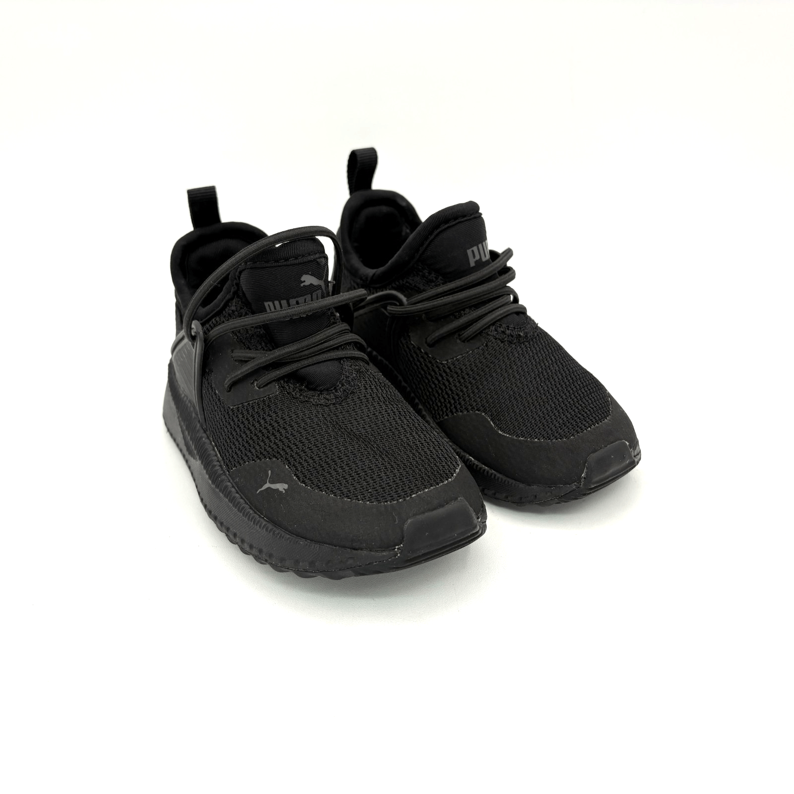Puma Pacer Next Cage Black Slip On Sneaker Shoes Black Toddler Size 6C 366425-01