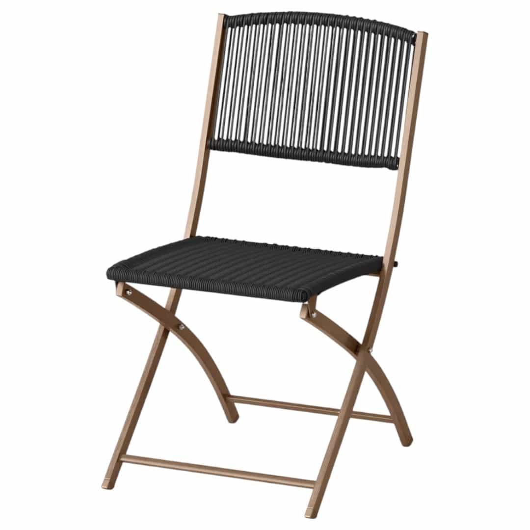 Threshold 90339686 Purcell Patio Folding Chair Black