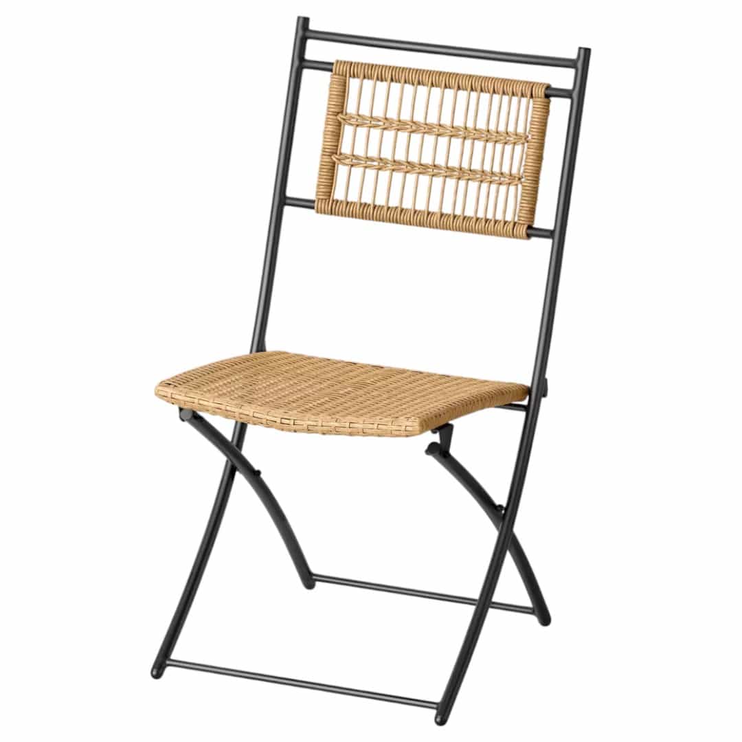Threshold 90345384 Southport Patio Folding Chair Beige