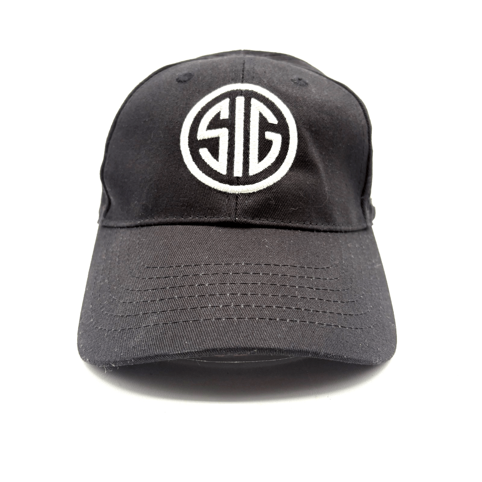 Sig Sauer Firearms Black Adjustable Embroidered Logo Hat Stran
