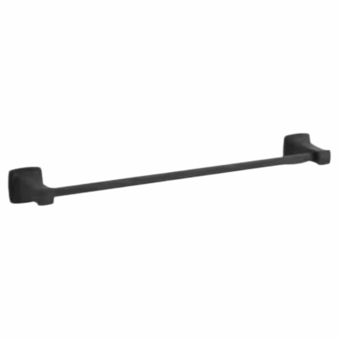 KOHLER 27410-BL Riff 24 in. Single Towel Bar in Matte Black
