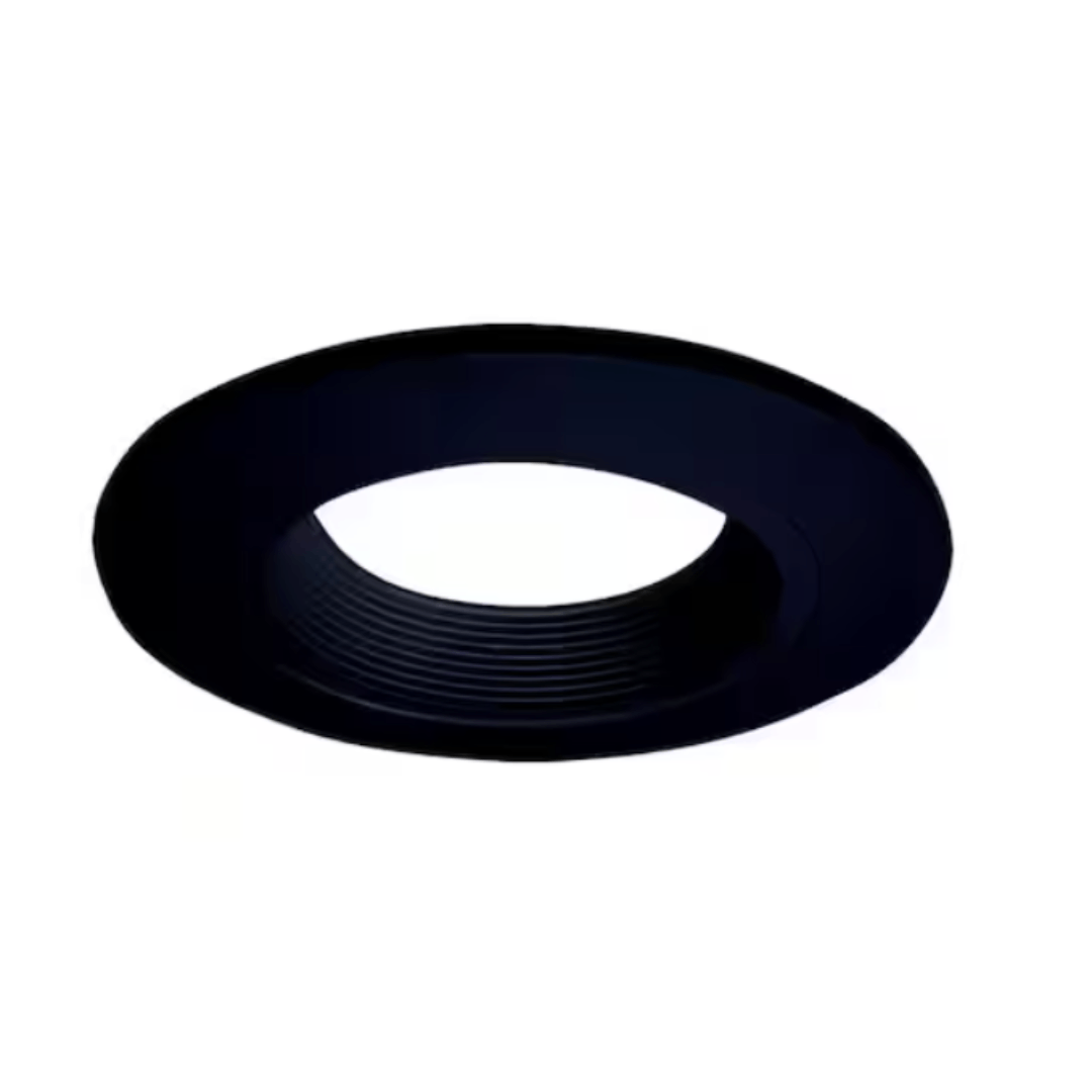 HALO RL4TRMMBB RL 4 in. Matte Black Trim Ring, Baffle