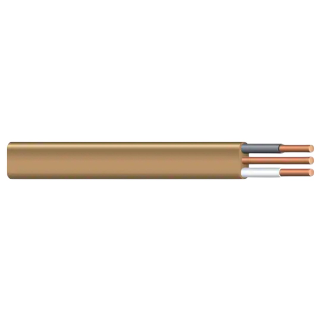 Southwire 59955701 100 ft. 14/2 Brown Solid CU UF-B W/G Wire