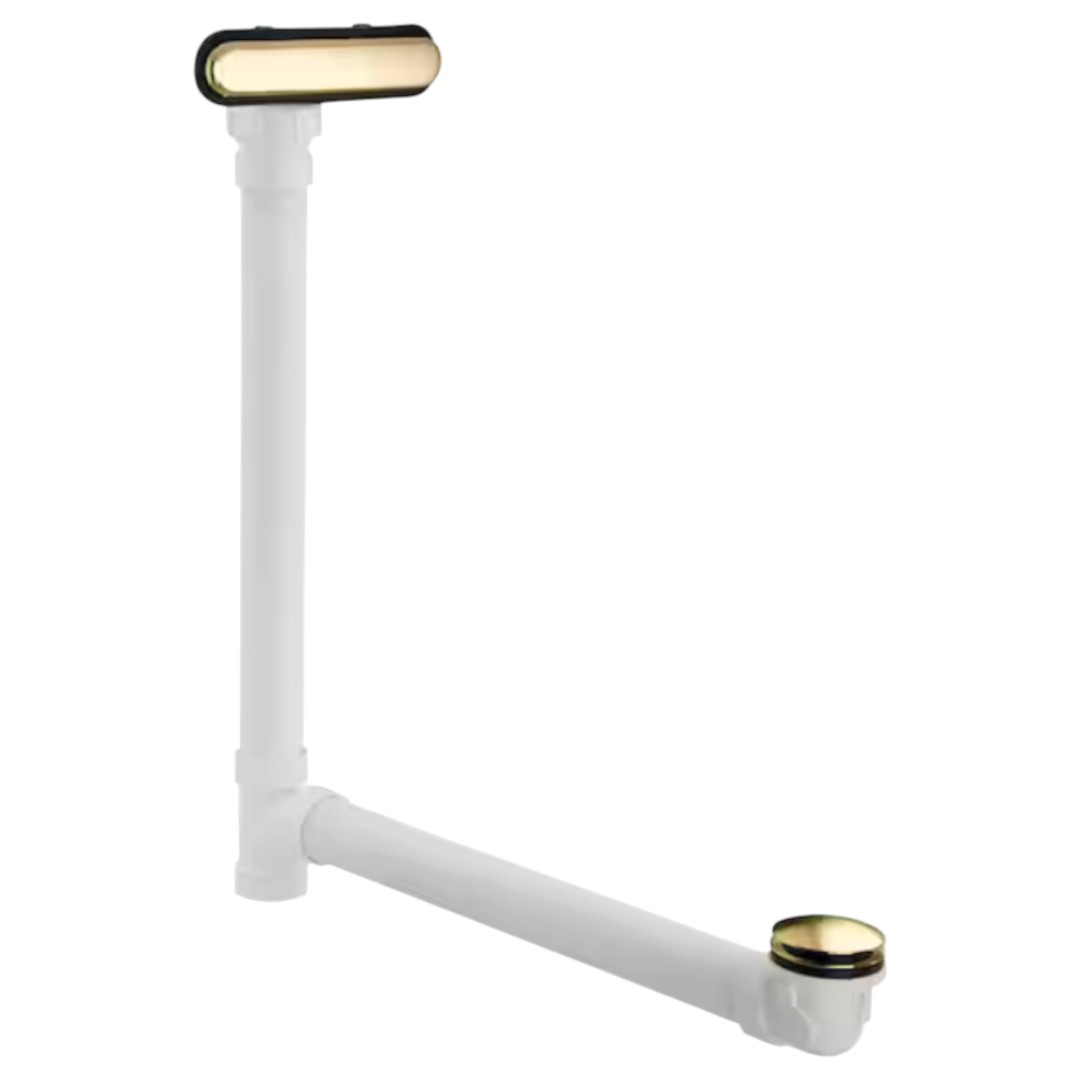KOHLER K-7272-PB Clearflo Bath and Shower Drain, Vibrant Polished Brass