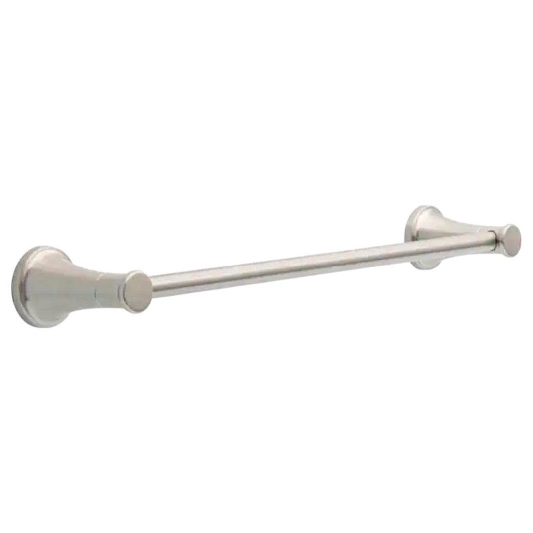 Delta CSA18-BN Casara 18 in. Wall Mount Towel Bar Bath Hardware Accessory in Brushed Nickel