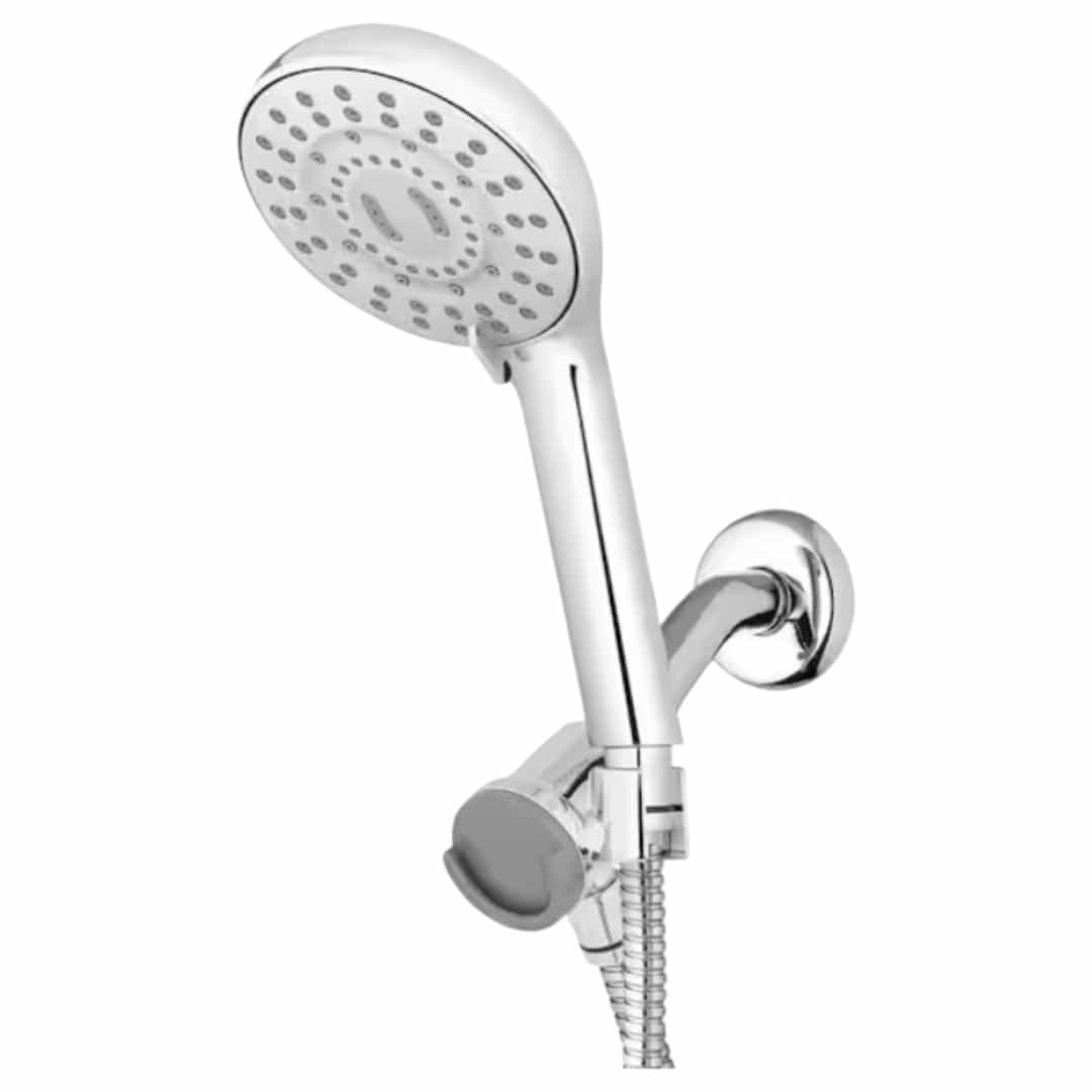 Waterpik QMR-863ME 8-Spray Wall Mount Magnet Assist Multi Height Handheld Shower Head 1.8 GPM in Chrome