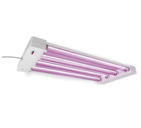 Feit Electric GLP24ADJS60WLED 2 ft. 4-Light 60-Watt White LED Hydroponic Linkable Grow Light