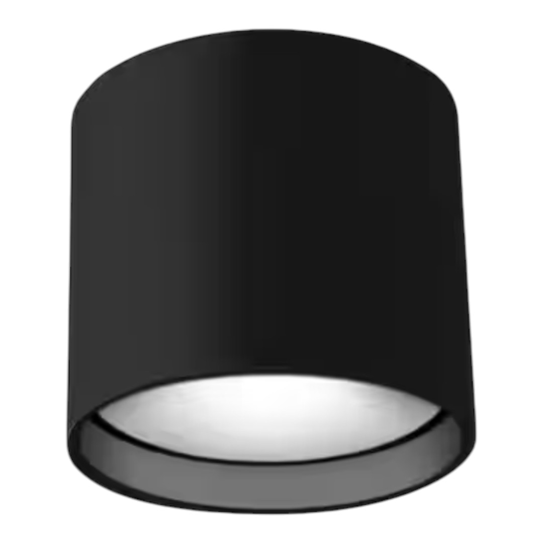 Kuzco FM10605-BK-UNV Falco 5 in. 1 Light 15-Watt Black Integrated LED Flush Mount